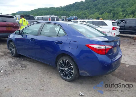 2016 Toyota Corolla S Premium from USA, damaged, VIN 2T1BURHE5GC495880